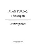 A. Hodges, Andrew Hodges: Alan Turing: The Enigma (Hardcover, 1995, Springer-Verlag)