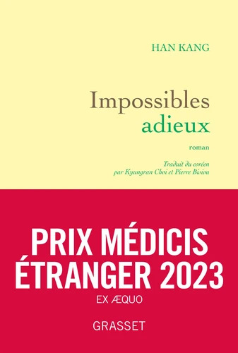 한강: Impossibles adieux (EBook, français language, 2023, Grasset)